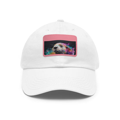 Happy Otter Watercolor Cap