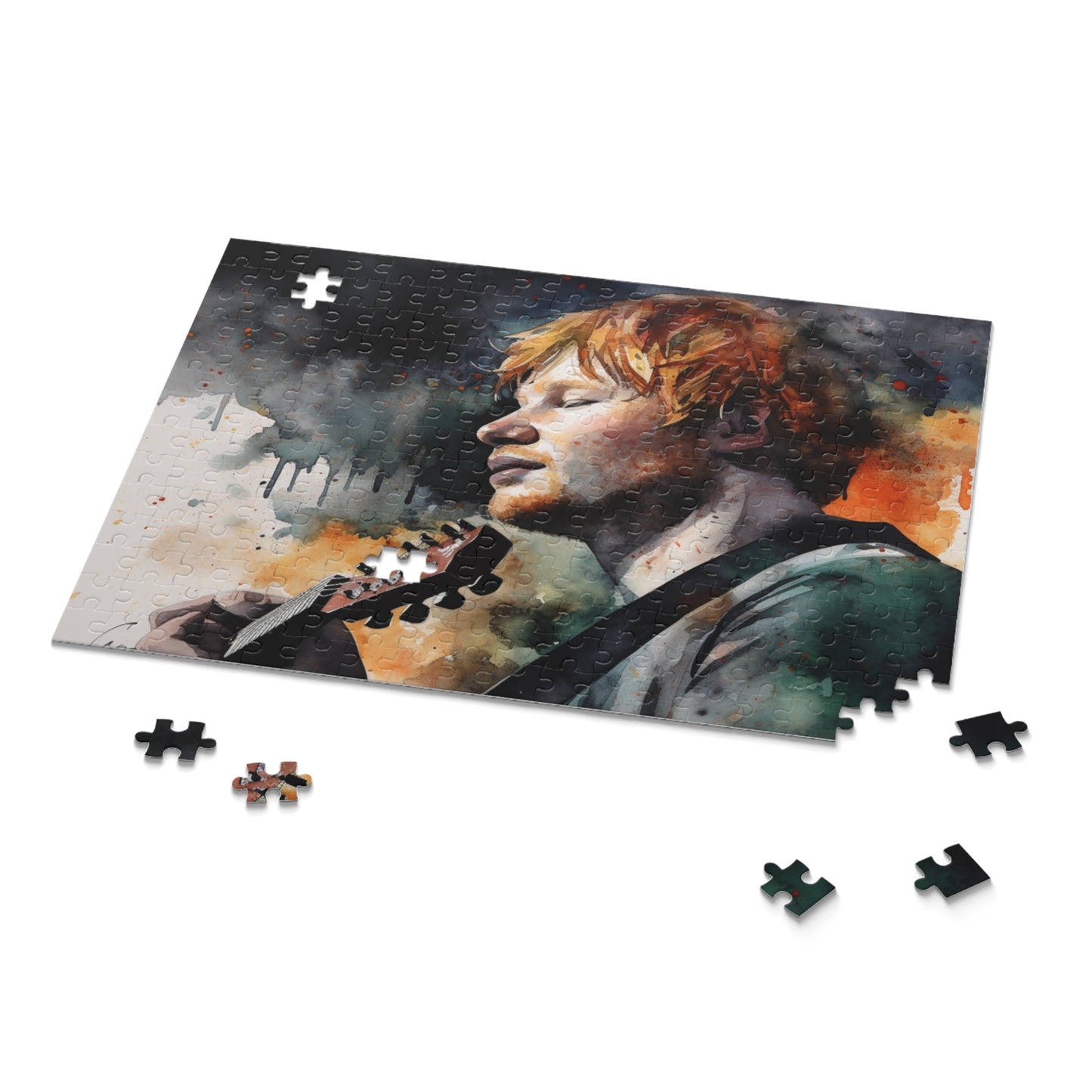 Ed Sheeran Watercolor Jigsaw Puzzle