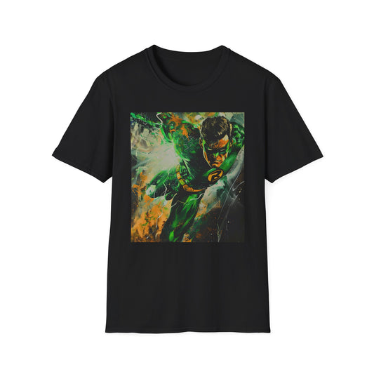 Emerald Willpower: The Unwavering Spirit of Green Lantern | T-Shirt | Create a list numbered 1 to 10 of just relevant keywords for a tshirt of a stylized Darth Vader character painting 1, Create a list numbered 1 to 10 of just relevant keywords for a tshirt of a tiger character painting 1, do not mention anything about the product price or products dimensions, do not mention anything about the product price or products dimensions and do not include # or @. | Prints with Passion