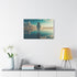 Astronaut Standing on a Mirror Ocean — Canvas Wall Art — Product Detail View 7