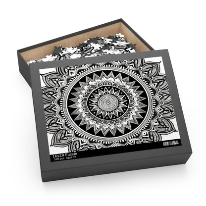 Tranquil Zen Mandala Jigsaw Puzzle for Mindful relaxation