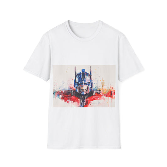 Transform Your Style with Optimus Prime Watercolor Tee