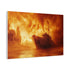 Frozen Ship Adrift in Firestorm — Canvas Wall Art — Product Detail View 6