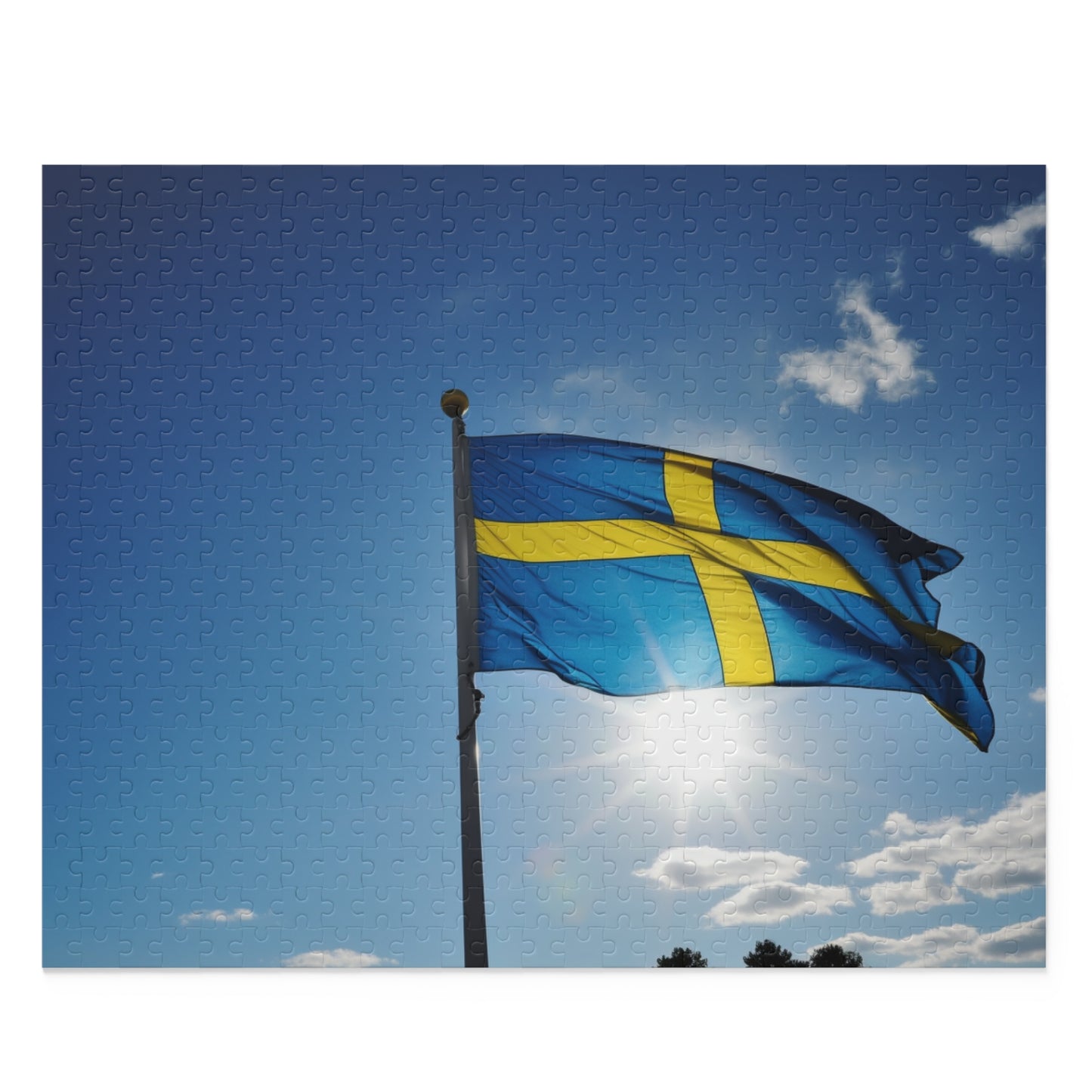 Sweden Flag Jigsaw Puzzle | Puzzle | Back-to-School, Fall Picks, Games, Holiday Picks, Home & Living, Puzzles, TikTok, Valentine's Day, Valentine's Day Picks | Prints with Passion