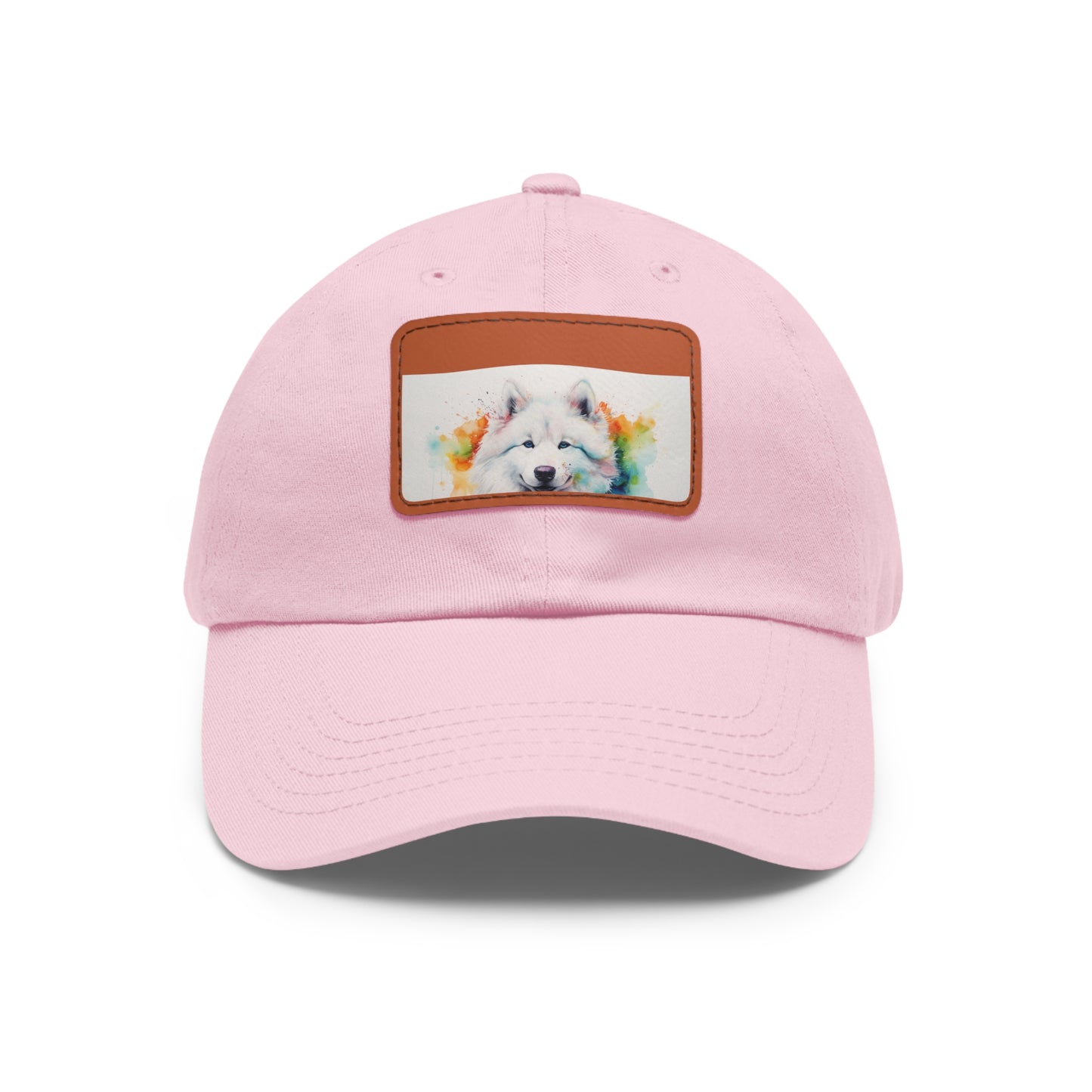 Watercolor Samoyed Charm Baseball Cap