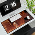 Astronaut Exploring Ancient Ruins on Mars — XL & XXL Desk Mat — 3mm Non-Slip Natural Rubber Base Detail