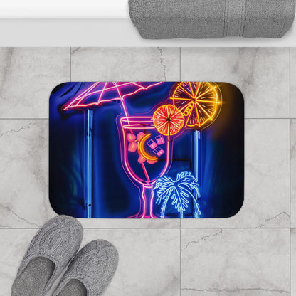 Cocktail Glow Bath Mat