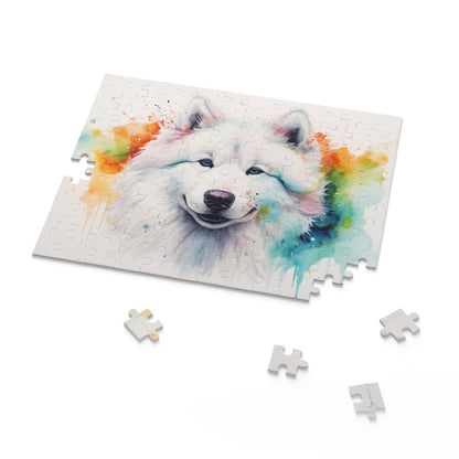 Samoyed Watercolor Jigsaw Puzzle