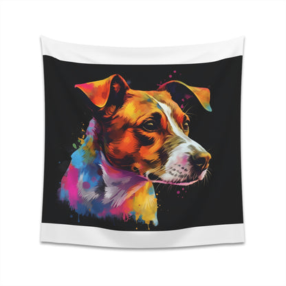 "Jack Russell Joy Tapestry: Celebrate Boundless Energy - Perfect Gift, High-Quality Material | BenCPrints"