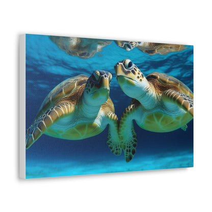 Turtle Paradise Canvas Print