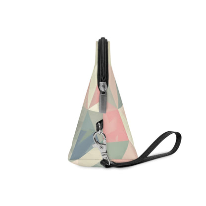 Chic Geometric Pastel Makeup Bag