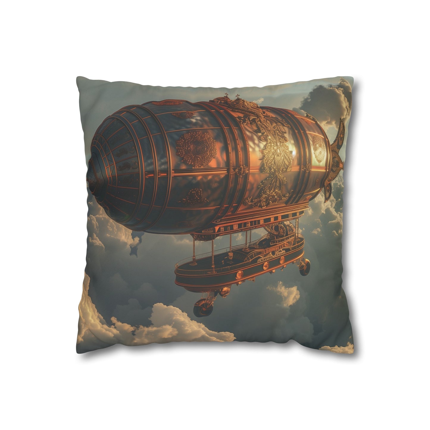 Steampunk Airship Dreams Pillowcase - High-quality, comfortable, and stylish design perfect for all seasons. Makes a great gift! Shop now.