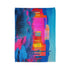 Desert Mirage Hiding Neon Palace Plush Fleece Throw Blanket