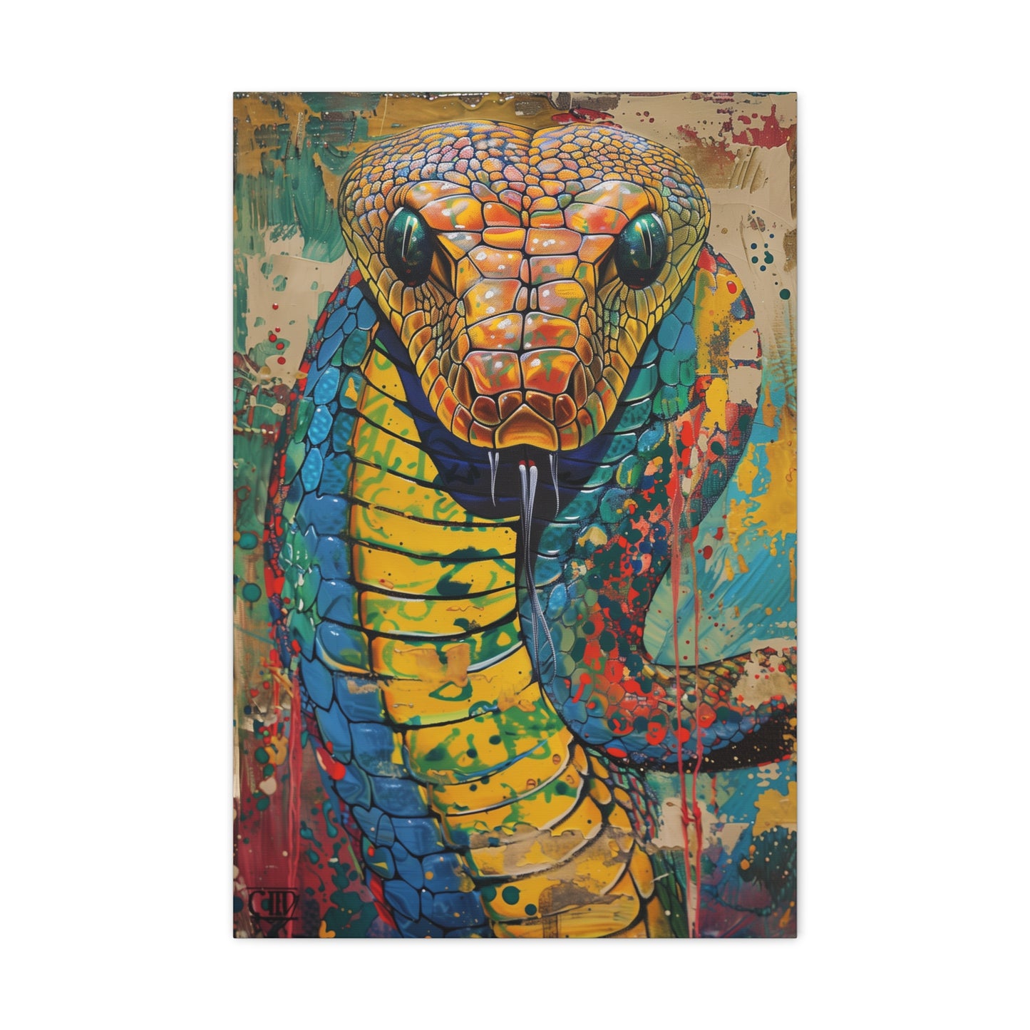 Cobra: Silent Majesty Canvas Print | Canvas | Art & Wall Decor, Canvas, Fall Picks, Hanging Hardware, Home & Living, Indoor, Top Spring Products, Valentine's Day promotion | Prints with Passion