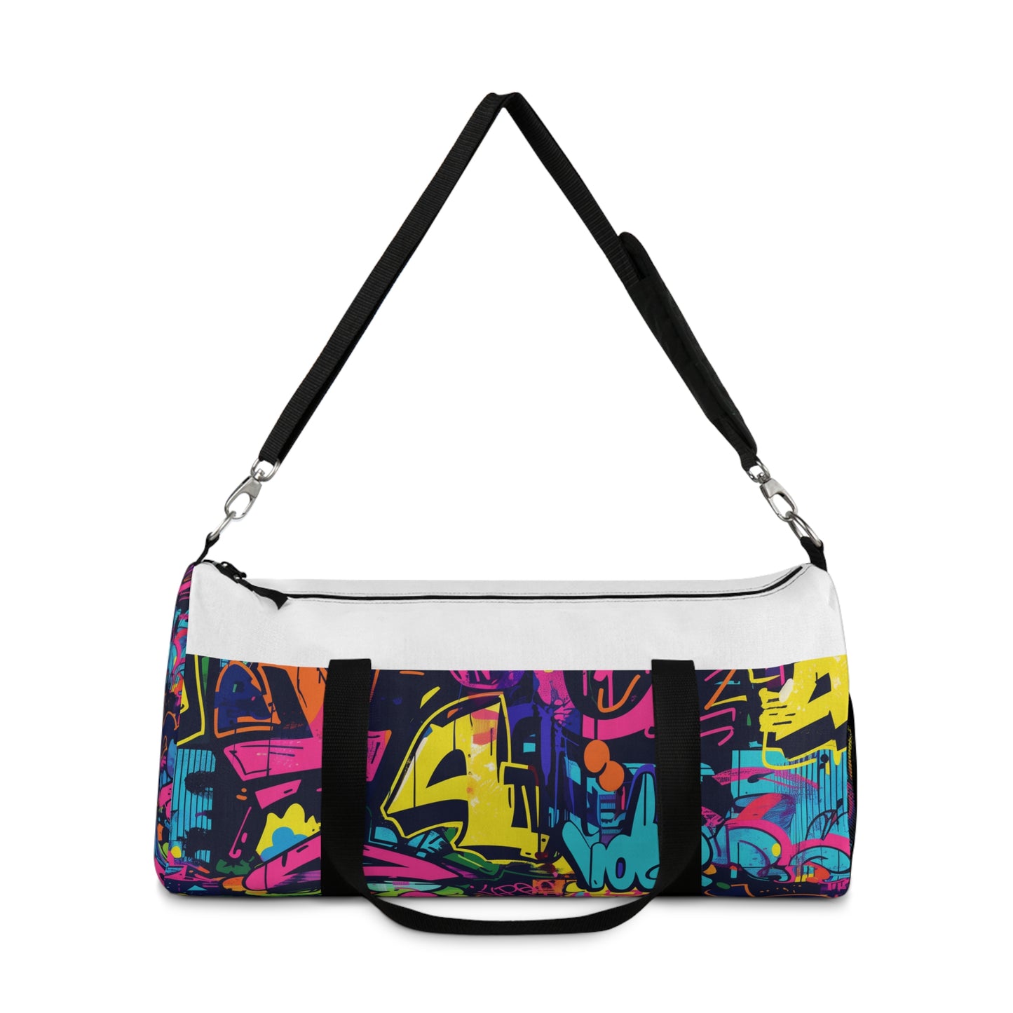 Neon Graffiti Duffel Bag