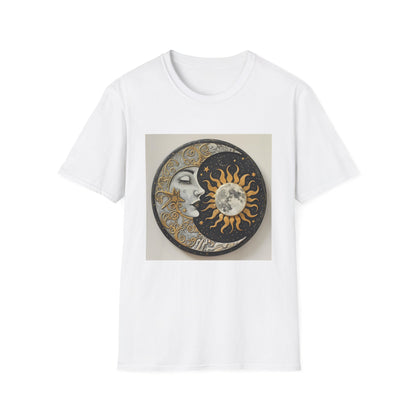 Celestial Balance: A Mandala Sun and Moon