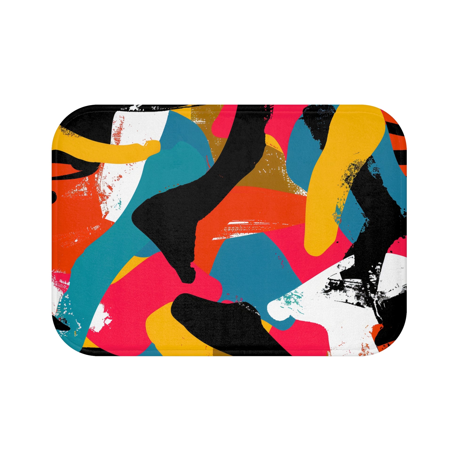 Vibrant Abstract Bath Mat | Bath Mats | Bath, Bathroom, Home & Living, Indoor, Sublimation | Prints with Passion