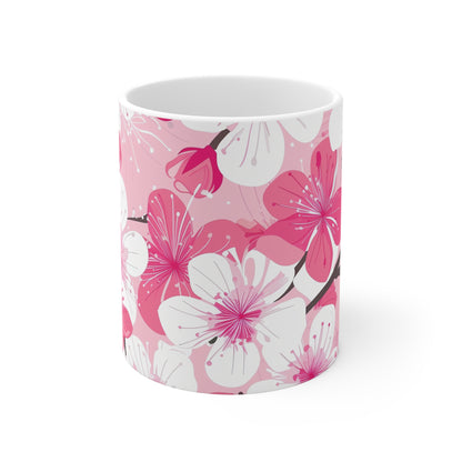 Blooming Beauty Cherry Blossom Mug | Mugs | 11 oz, Ceramic, Coffee Mugs, Home & Living, Kitchen, Mugs, Sublimation | Prints with Passion