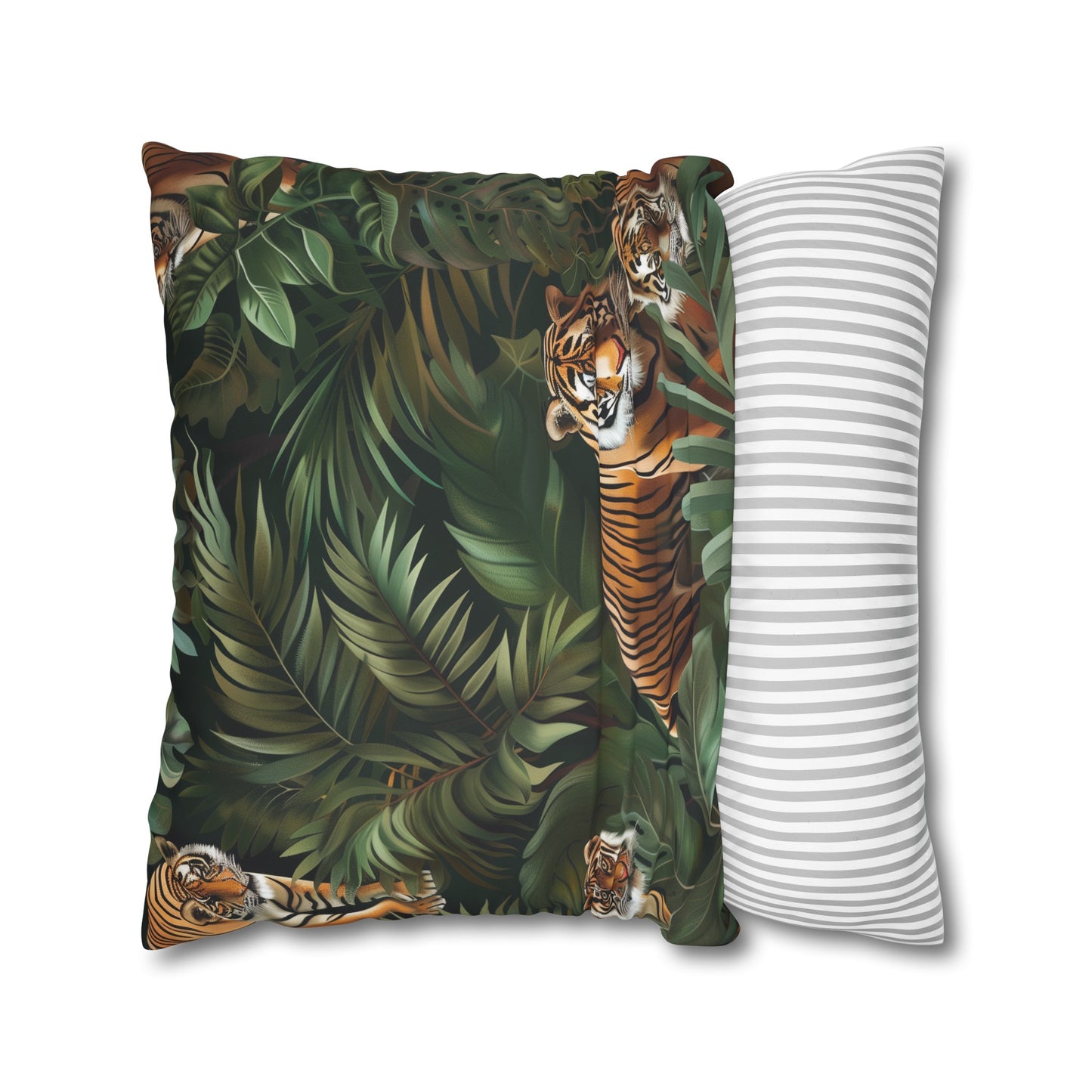 "Explore Tiger Jungle Safari Pillowcase for a Wild Twist in Home Decor"