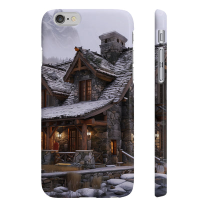 Mountain Retreat: Rustic Cabin Phone Case