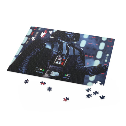 "Dark Lord Darth Vader jigsaw puzzle - perfect for Star Wars fans seeking a fun challenge"