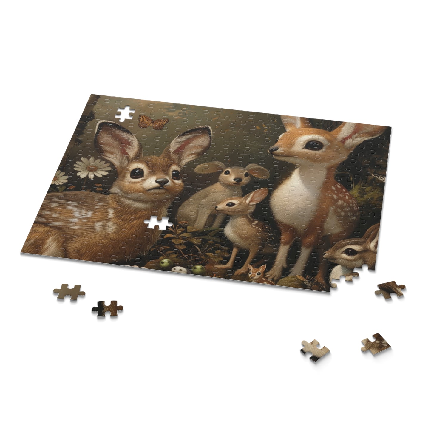 "Enchanting Woodland Creatures Jigsaw Puzzle for Nature Lovers and Puzzle Enthusiasts"