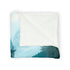 Glass Temple Submerged in Dream Lake Plush Fleece Throw Blanket
