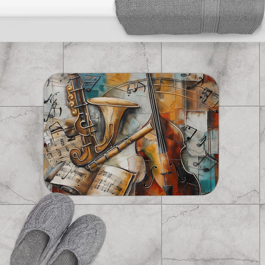 Musical Symphony Bath Mat | Bath Mats | Bath, Bathroom, Home & Living, Indoor, Sublimation | Prints with Passion