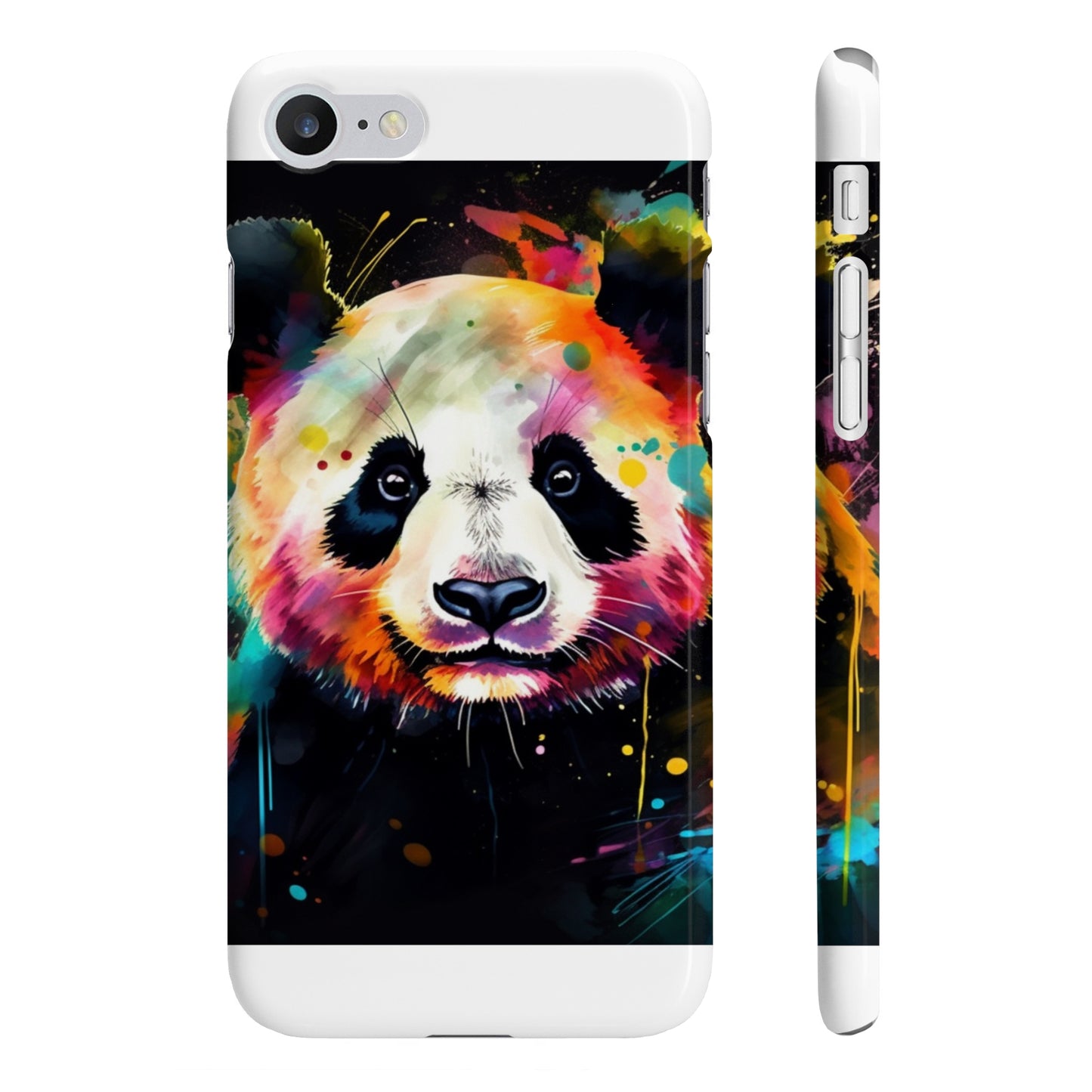 Playful Panda: Watercolor Phone Case