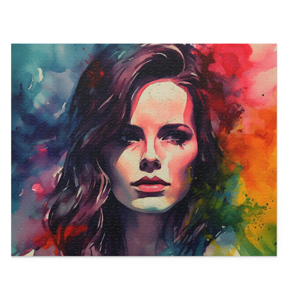 Kate Beckinsale Neon Watercolor Puzzle | Puzzle | Back-to-School, Fall Picks, Games, Holiday Picks, Home & Living, Puzzles, TikTok, Valentine's Day, Valentine's Day Picks | Prints with Passion