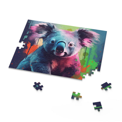 Cute Koala Watercolor Puzzle