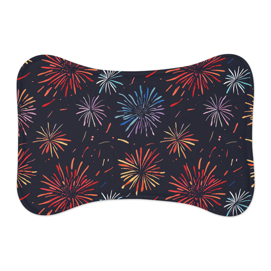 Fireworks Feast Pet Mat