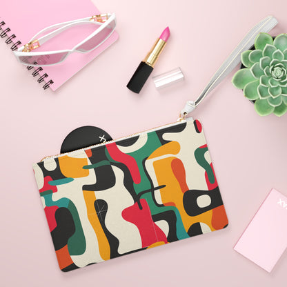 Colorful Abstract Clutch Bag