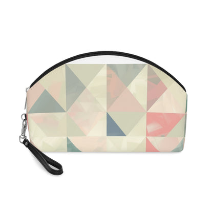 Chic Geometric Pastel Makeup Bag | Makeup Bag | Accessories, All Over Print, AOP, Cosmetics, Pouches, Sublimation, Travel Accessories, With zipper | Prints with Passion