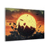 Rising Sun Behind a Shattered Planet — Canvas Wall Art — Product Detail View 6