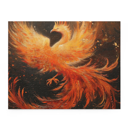 "Phoenix Mythical Jigsaw Puzzle - Vibrant colors, intricate details, captivating challenge"