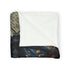 Lava Moth Resting on Burning Scroll — Plush Fleece Throw Blanket — Product Detail View 5