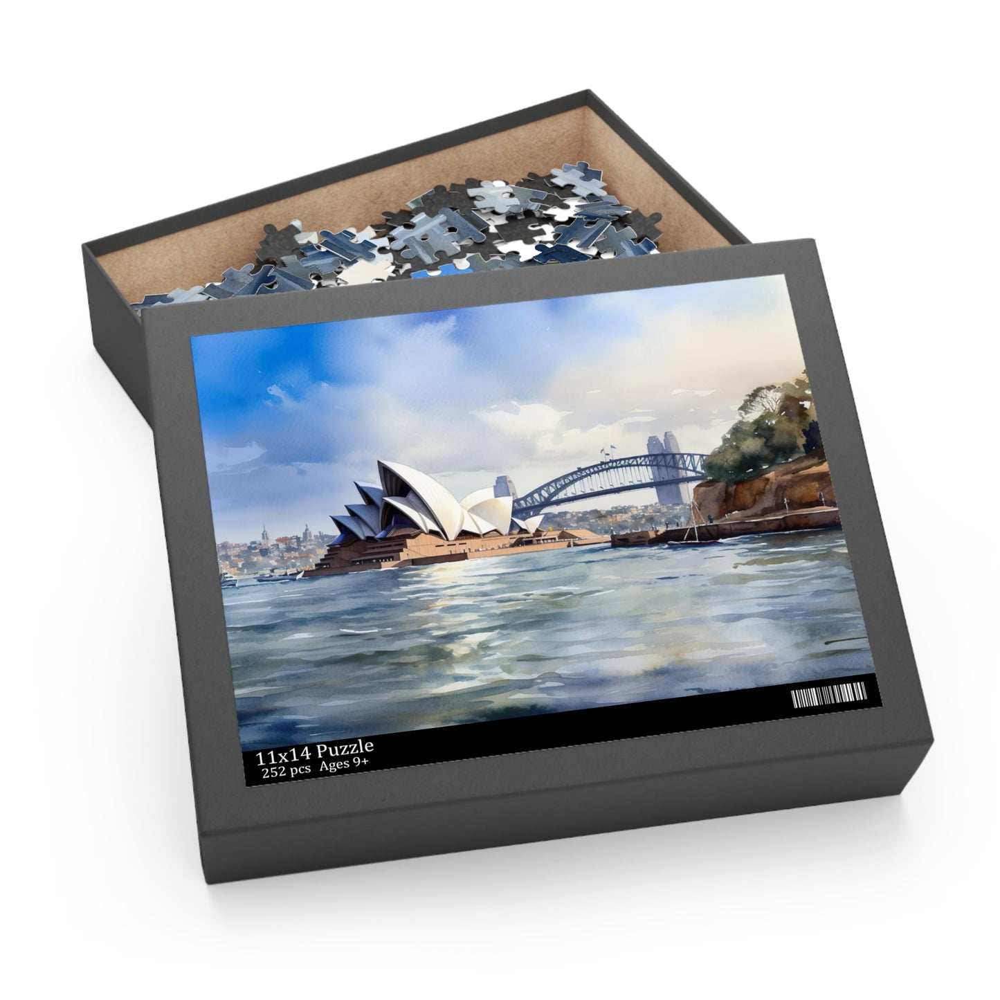 Sydney Skyline Jigsaw Puzzle - Piece together iconic landmarks and stunning harbor views of Sydney, Australia. Perfect for travel enthusiasts!