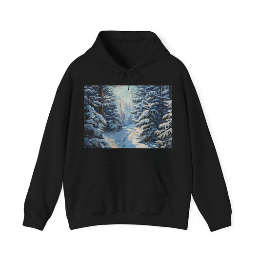 Snowy Splendor Hoodie | Hoodies | DTG, Hoodies, Men's Clothing, Regular fit, Unisex, Women's Clothing | Prints with Passion