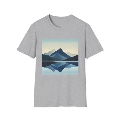 Mountain Shirts: Minimalist Landscape, Mountain Range & Silhouette