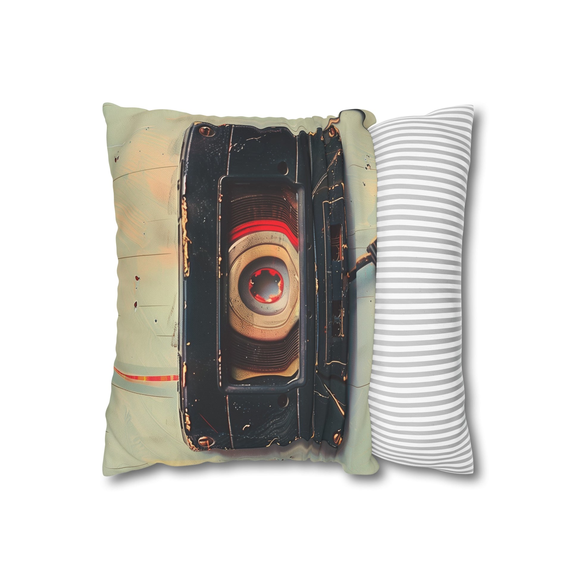 "Vintage Cassette Dreams Pillowcase - Retro design for a stylish and cozy bedroom. Perfect gift for music lovers! Shop now."