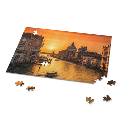 Venice Italy jigsaw puzzle with intricate canal and gondola details