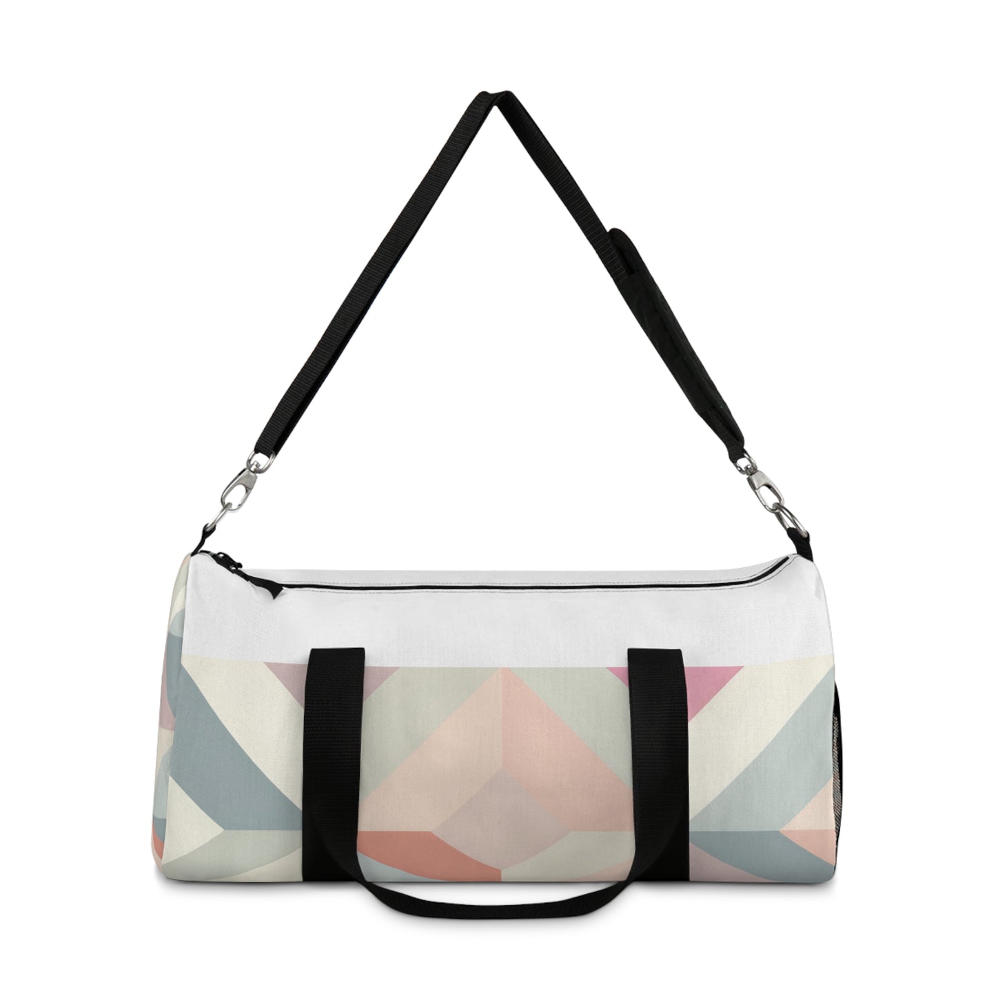 Pink Geometric Duffel Bag