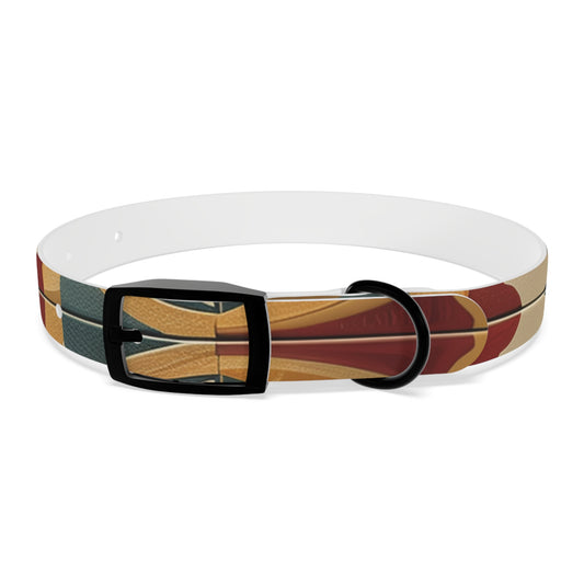 Tile Print Dog Collar: Handcrafted Chic Design