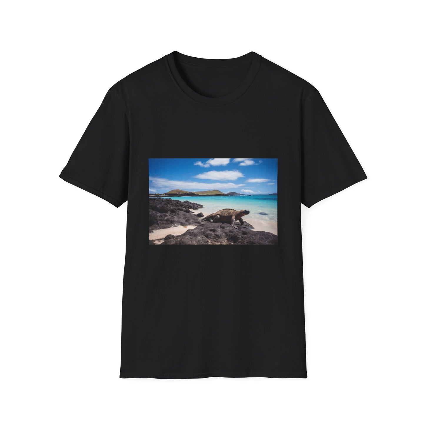 Enchanted Isles of Evolution | T-Shirt | Blue-footed Booby, Ecuador, Galapagos, Giant Tortoise, Iguana, Islands, Marine Iguana, Sunset, Tortoise, Wildlife | Prints with Passion