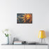 Sun God Painted with Nebulae — Canvas Wall Art — Kiln-Dried Pine Frame & Ready-to-Hang Back View