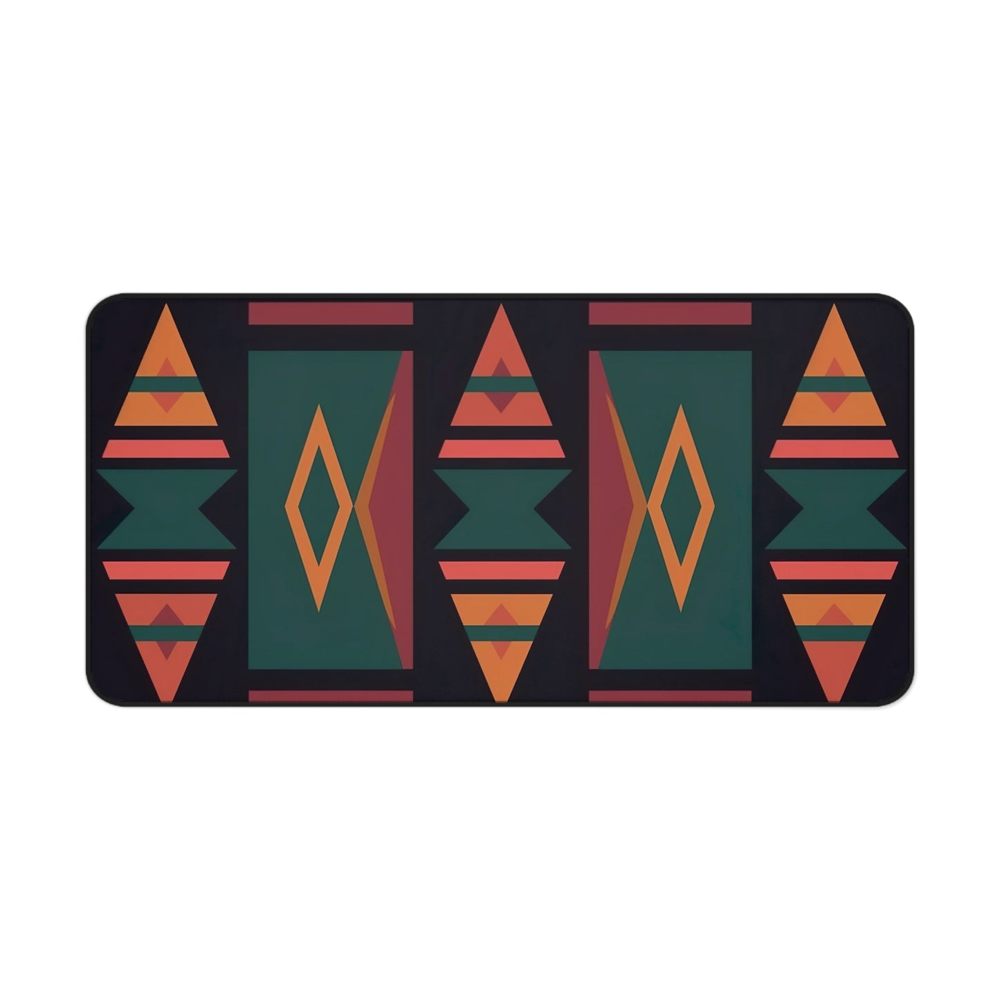 "Vibrant Aztec Style Desk Mat for Office or Home Workspace Protection and Style"