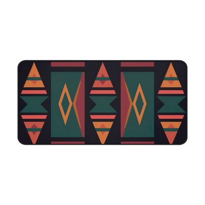 "Vibrant Aztec Style Desk Mat for Office or Home Workspace Protection and Style"