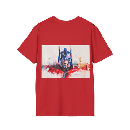 Transform Your Style with Optimus Prime Watercolor Tee