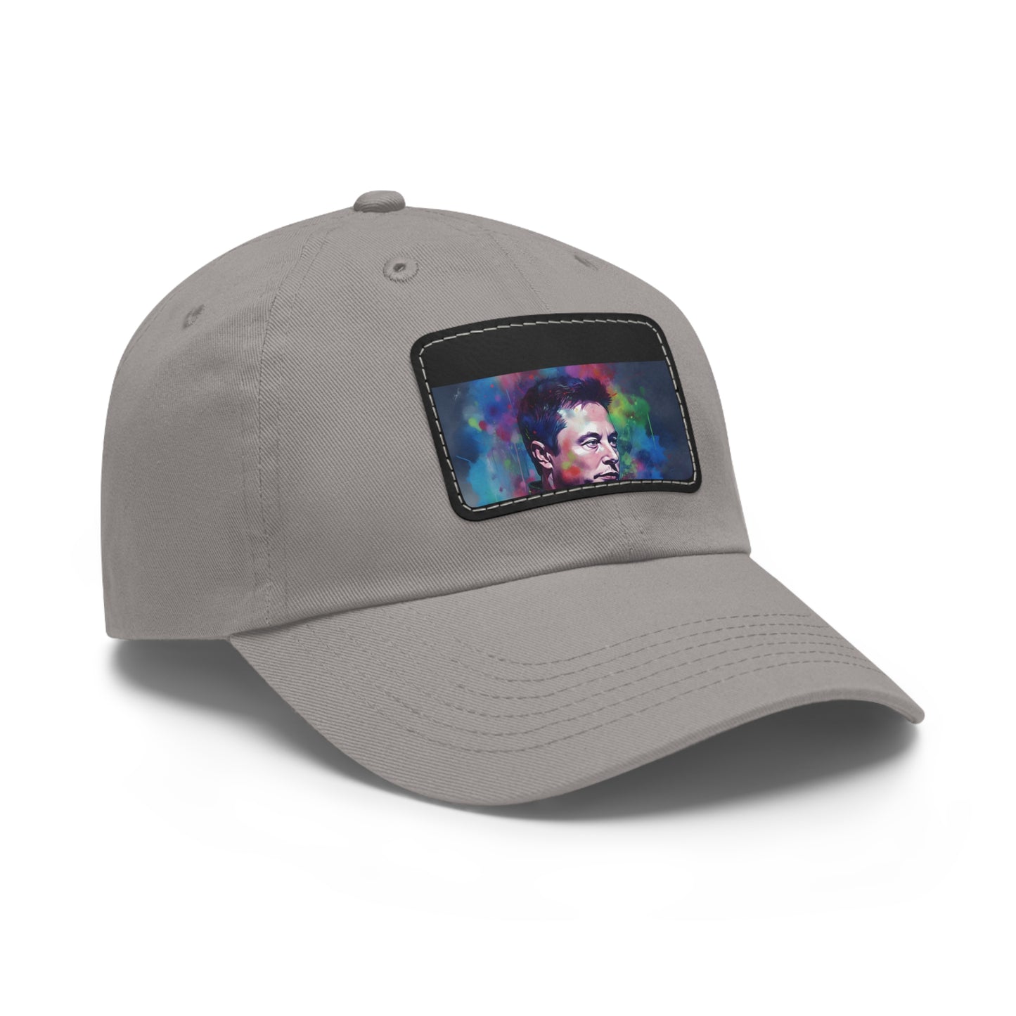 Neon Dreams: Elon Musk Watercolor Baseball Cap